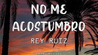 No Me Acostumbro Rey Ruiz letra