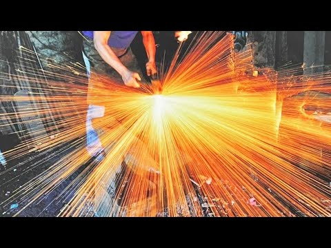 World's Sharpest Tuna Knife! (Detailed video of Taiwanese homemade knife making)