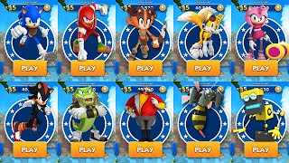 Sonic Dash 2: Sonic Boom - All Characters Unlocked