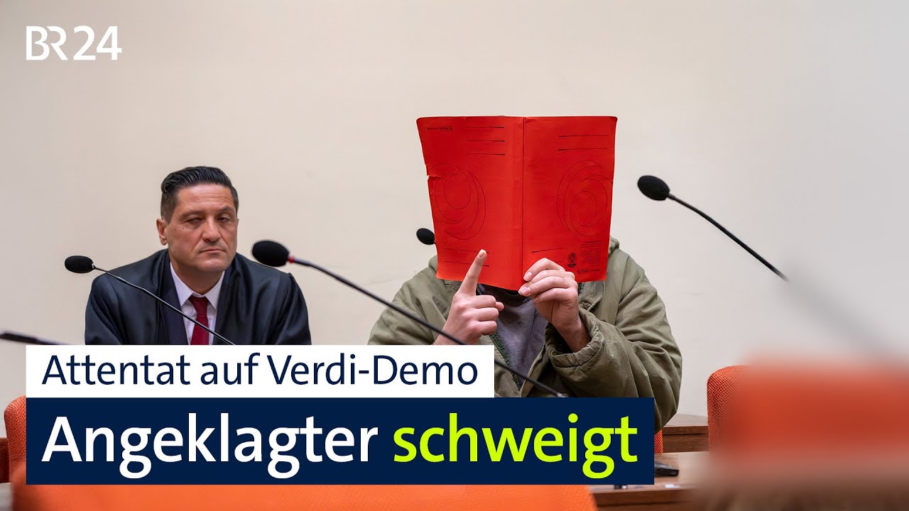 Attentat auf Verdi-Demo: Angeklagter schweigt | BR24