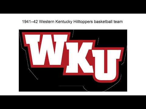 1941–42 Western Kentucky Hilltoppers Basketball Team