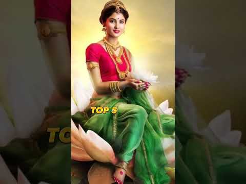 TOP 5 MOST BEAUTIFUL GODDESSES IN HINDUISM #durga #laxmi #saraswati #radha #parvati#shorts #viral