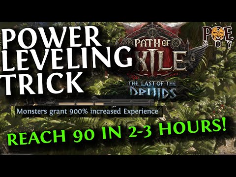 [PoE 2] - LEVEL UP VERY FAST with a SIMPLE & EFFICIENT TRICK // Path of Exile 2 - Last of the Druids