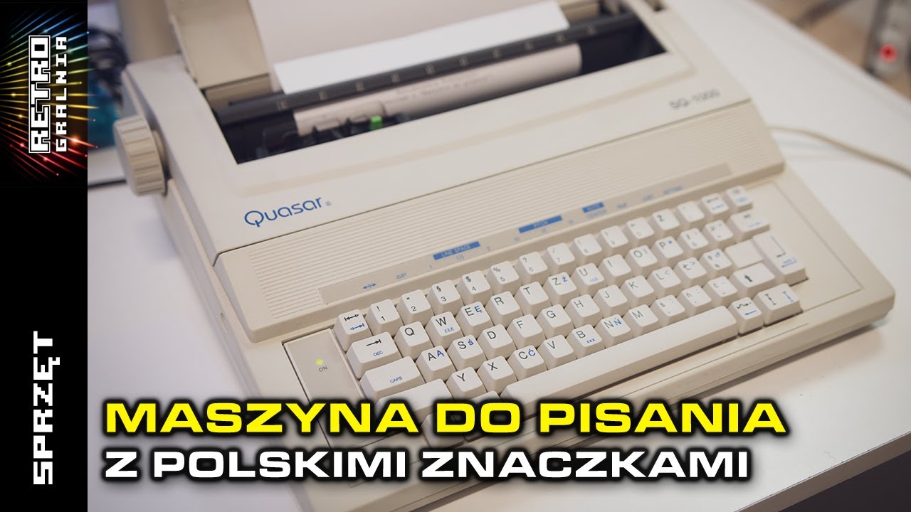 ⌨️ Maszyna do pisania - SQ-1000, szkoda że nie Commodore (RG#387)