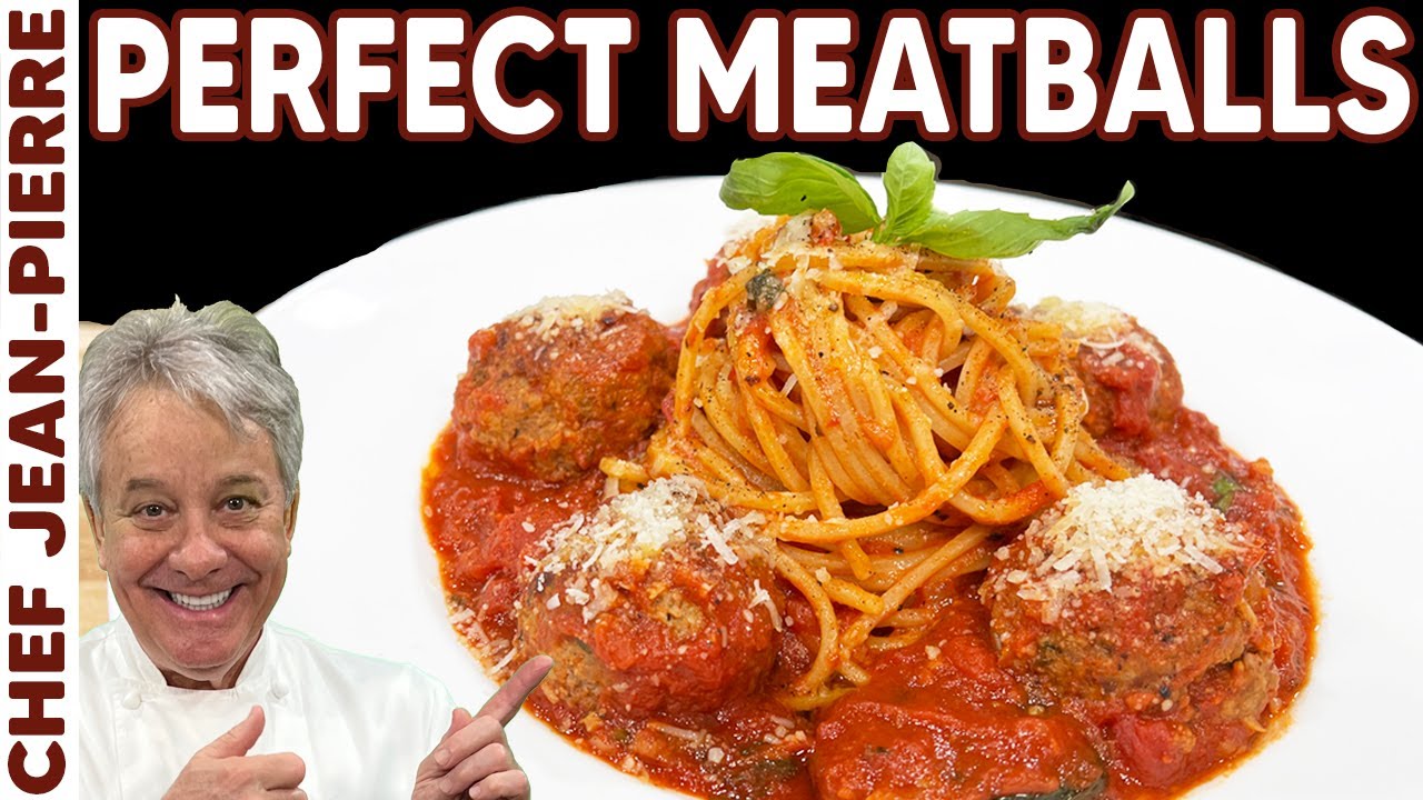 The BEST Spaghetti and Meatballs Recipe | Chef Jean-Pierre