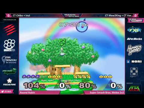 YBO 2012 Melee - CT Mew2King + CT Vex Kasrani vs CT Chibo + Inui