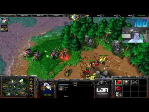 Warcraft III #120 - Mannerhack Human vs Orc (Secret Valley)