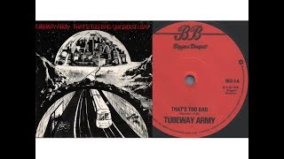 Tubeway Army - That&#39;s too bad (On Screen Lyrics/Slideshow)