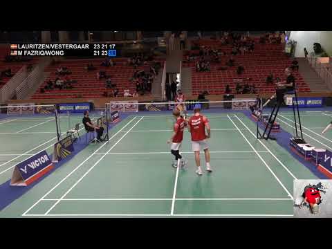 MD | Semi Final | (MAS) Fazriq/Wong Vs (DEN) Emil/Mads | Victor Hungarian International 2021