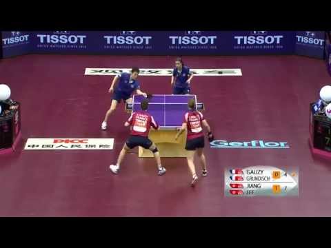 GAUZY Simon / GRUNDISCH Carole (FRA ) vs JIANG Tian. / LEE Ho Ch. (HKG) WTTC 2015 [HD][Full Match]