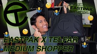 Download the video "Eastpak x Telfar Medium Shopper First Impression + WHAT FITS // Trying On a Bag/Backpack Hybrid!"