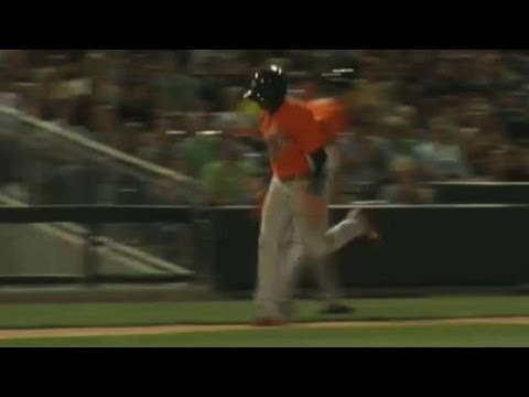 Julio Borbon homers for the Tides