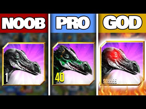 NOOB vs PRO vs GOD NEW IGUANOSUCHUS 999 | Jurassic World: The Game