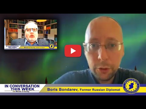 Former Russian Federation Diplomat - Boris Bondarev discusses Ukraine, Arms Control and more...