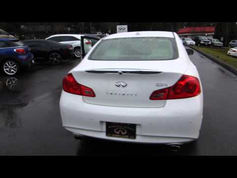 2012 Infiniti G37, Moonlight White - STOCK# 5271 - Walk around