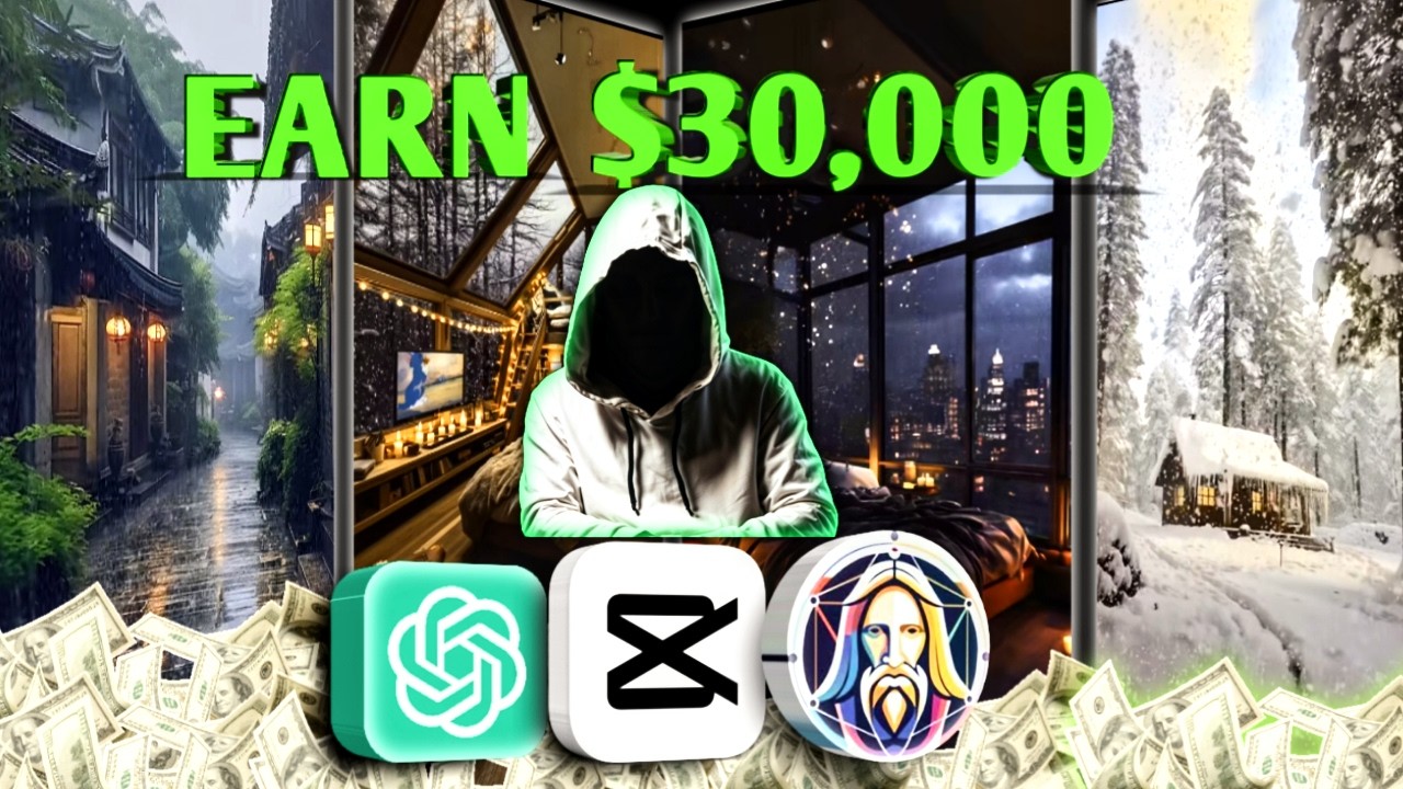 How To Create Nature/Rain Videos Using AI || Earn $30,000