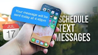 How to Schedule a Text Message on iPhone