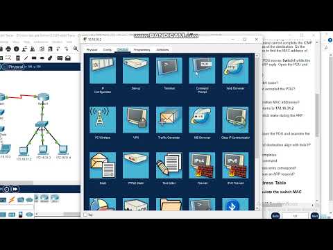 9.2.9 packet tracer - examine the arp table