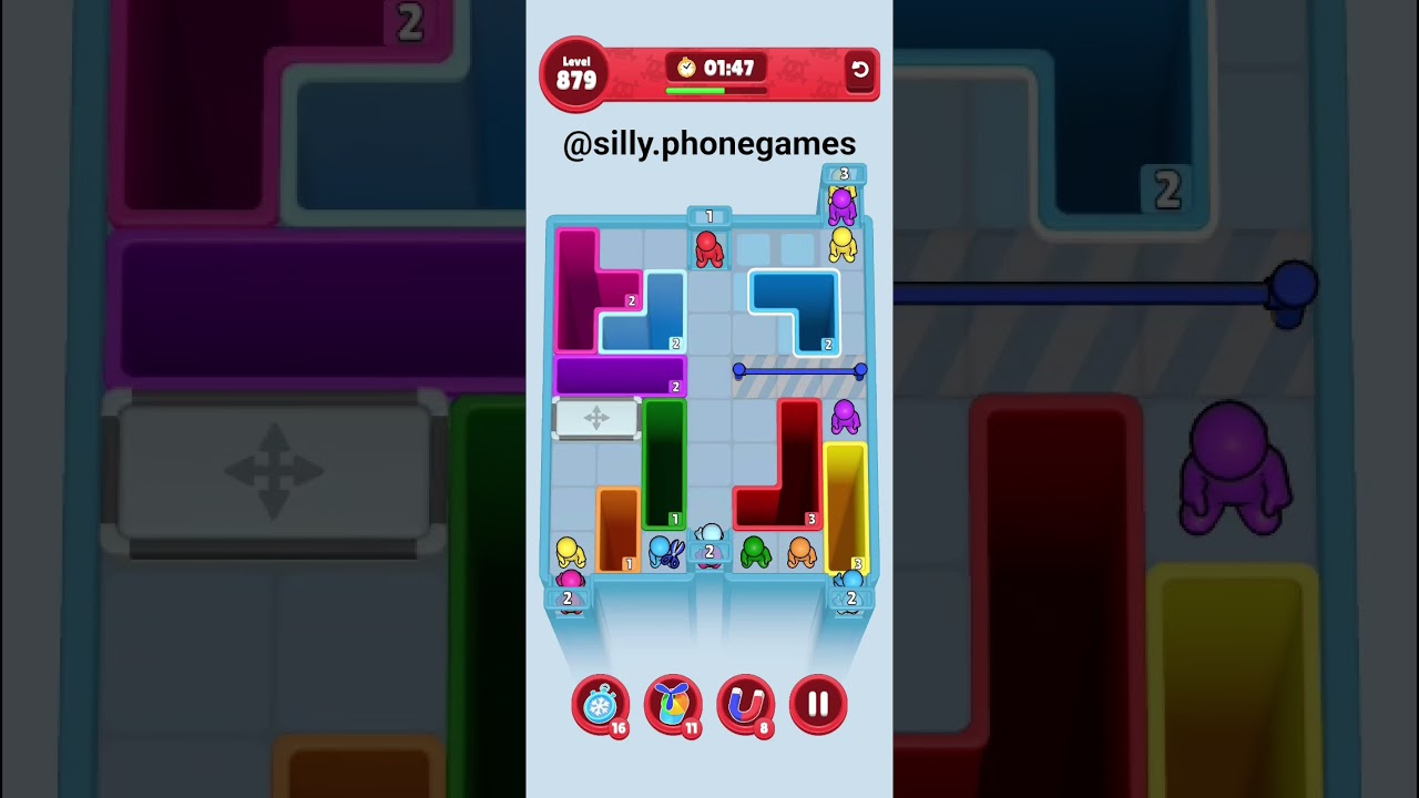 Drop Away Level 879 Walkthrough Solution