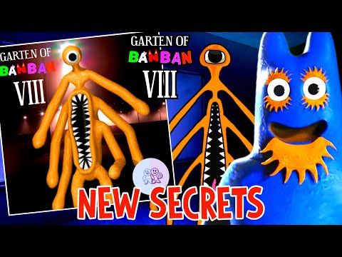 GARTEN OF BANBAN 8 - NEW PICTURES and 3D MODEL of the NEW OFFICIAL CHARACTER 😃 NEW SECRETS