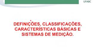 Aula Características e Classificações de Sensores