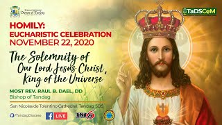 Download Lagu Homily | Christ the King Sunday | MOST REV. RAUL B. DAEL, DD | November 22, 2020 Thumbnail