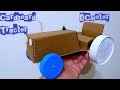 Traktör Nasıl Yapılır How To Make Cardboard Tractor DC Motors