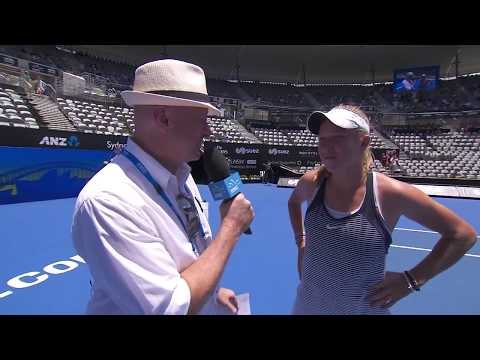 Ellen Perez On Court Interview R1   Sydney International