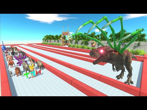 ESCAPE FROM ALIEN T-REX - ARBS - Animal Revolt Battle Simulator