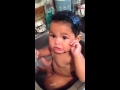 Melanie taking a bath