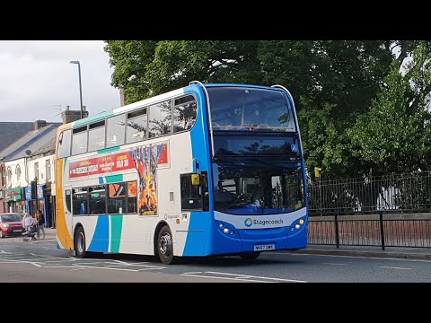 TRANSFER: Route E1 | NK57DWX/19211 - Stagecoach North East: Dennis Trident 2/ADL Enviro 400