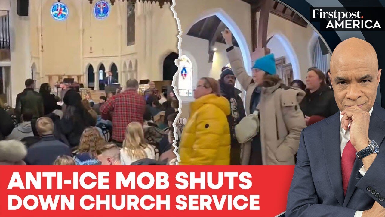 Anti-ICE Protesters Storm Minnesota Church, Trigger Federal Probe | Firstpost America | N18G