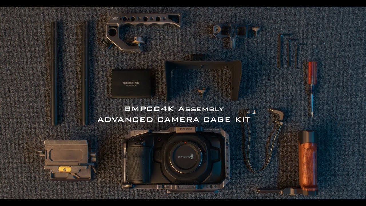 Tilta Cage Kit avancé pour BMPCC 4K/6K - Tactical Gray