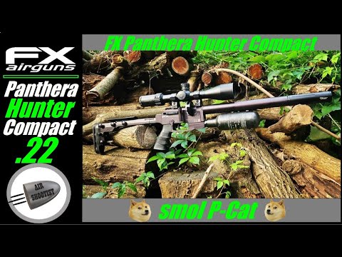 FX Panthera Hunter Compact .22 Overview + Setup for Field Target & Shooting In the Rain @ 50 & 100yd