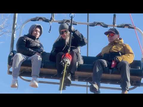 Drone footage from a rope rescue training video at Mount St Louis Moonstone