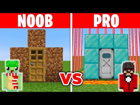 MongoTV - Minecraft NOOB vs PRO: SAFEST SECURITY HOUSE BUILD CHALLENGE
