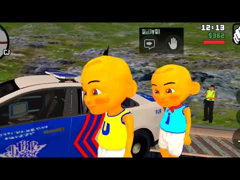 Rumah Upin Ipin Dikepung Pedagang Ember dan Mobil Permen Karet - GTA Upin&Ipin