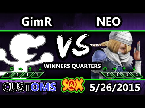 S@X 101 Customs - VGBC | GimR (G&W) vs Neo (Lucina, Sheik) SSB4 WQ - Smash Wii U - Smash 4