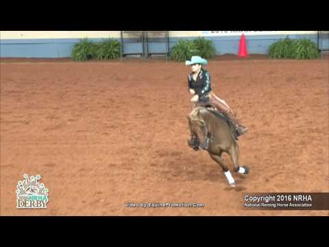 Wallawallahollywood ridden by Shelby E Reine  - 2016 NRHA Derby (Non Pro Derby Sec. 1)