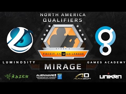 Luminosity vs Games Academy - Map 3 - Mirage (FACEIT League Stage 3 NA Qualifier)