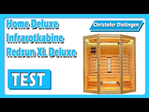 Home Deluxe – Infrarotkabine – Redsun XL Deluxe