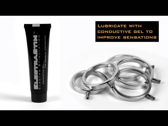 Video Teaser für ElectraStim Solid Metal Electro Cock Rings - 5 Pack
