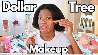 I did a FULL FACE of Dollar Tree Makeup!