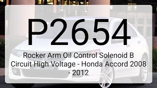 OBD Code p2654 Guide to Repair