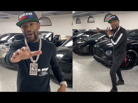 Mayweather y su coleccion de autos