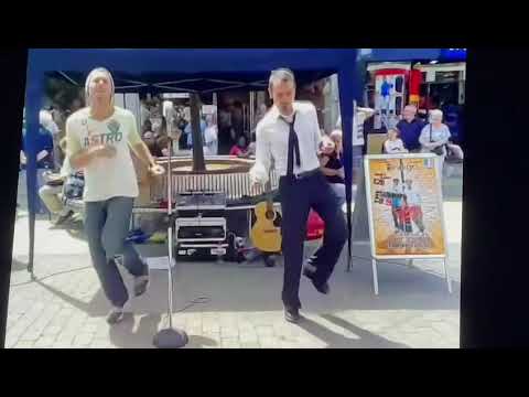 the  dualers busking
