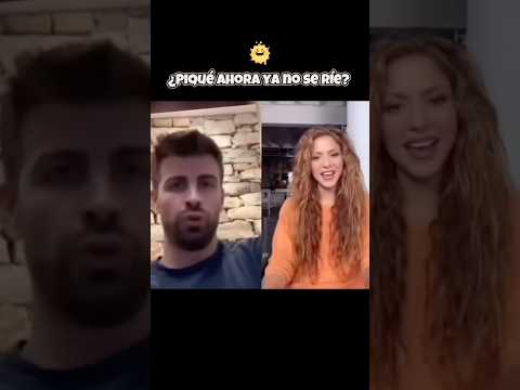 ¿Que pasó? ¿A Piqué ya no le hace tanta gracia? 😁 #pique #shakira #relaciones