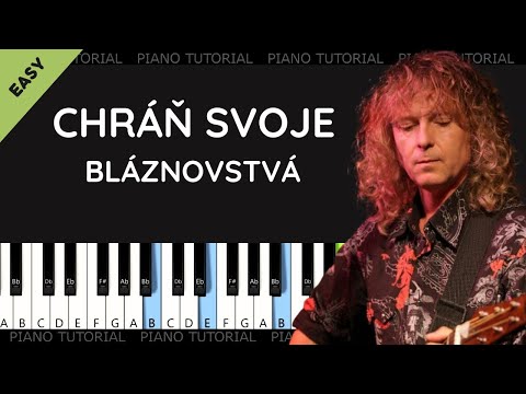 Peter Nagy - Chráň svoje bláznovstvá  (piano tutorial | klavír | akordy | noty | české písničky)