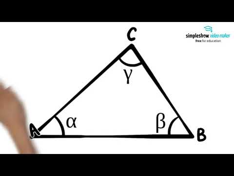 Das Dreiecke richtig beschriften