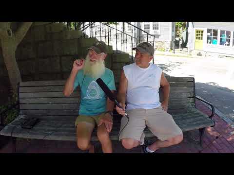 Jim Davenport Interview on the Old Town House Bench, Marblehead, MA. July, 2018